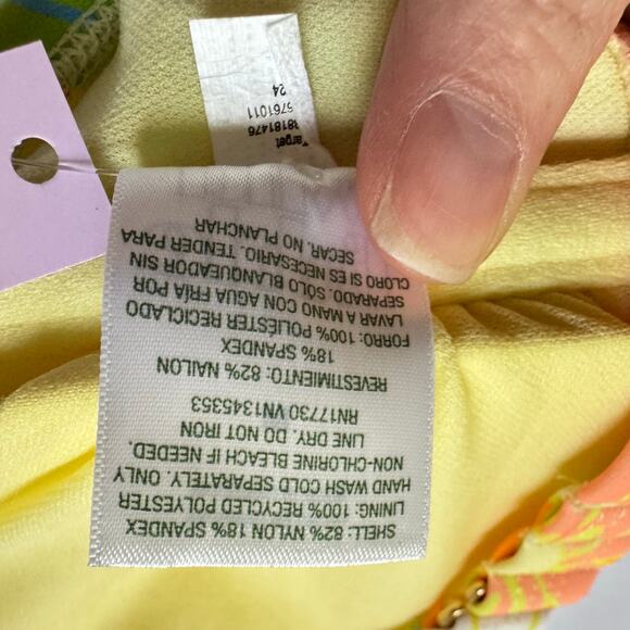 Wild Fable Women’s Floral Bikini Size S Size M Cheeky Bottom Bandeau Top NEW - Picture 14 of 14